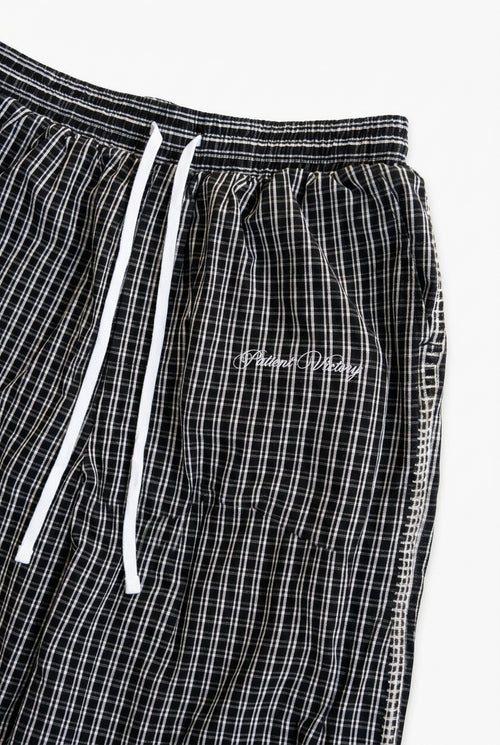 Black PV Plaid Shorts