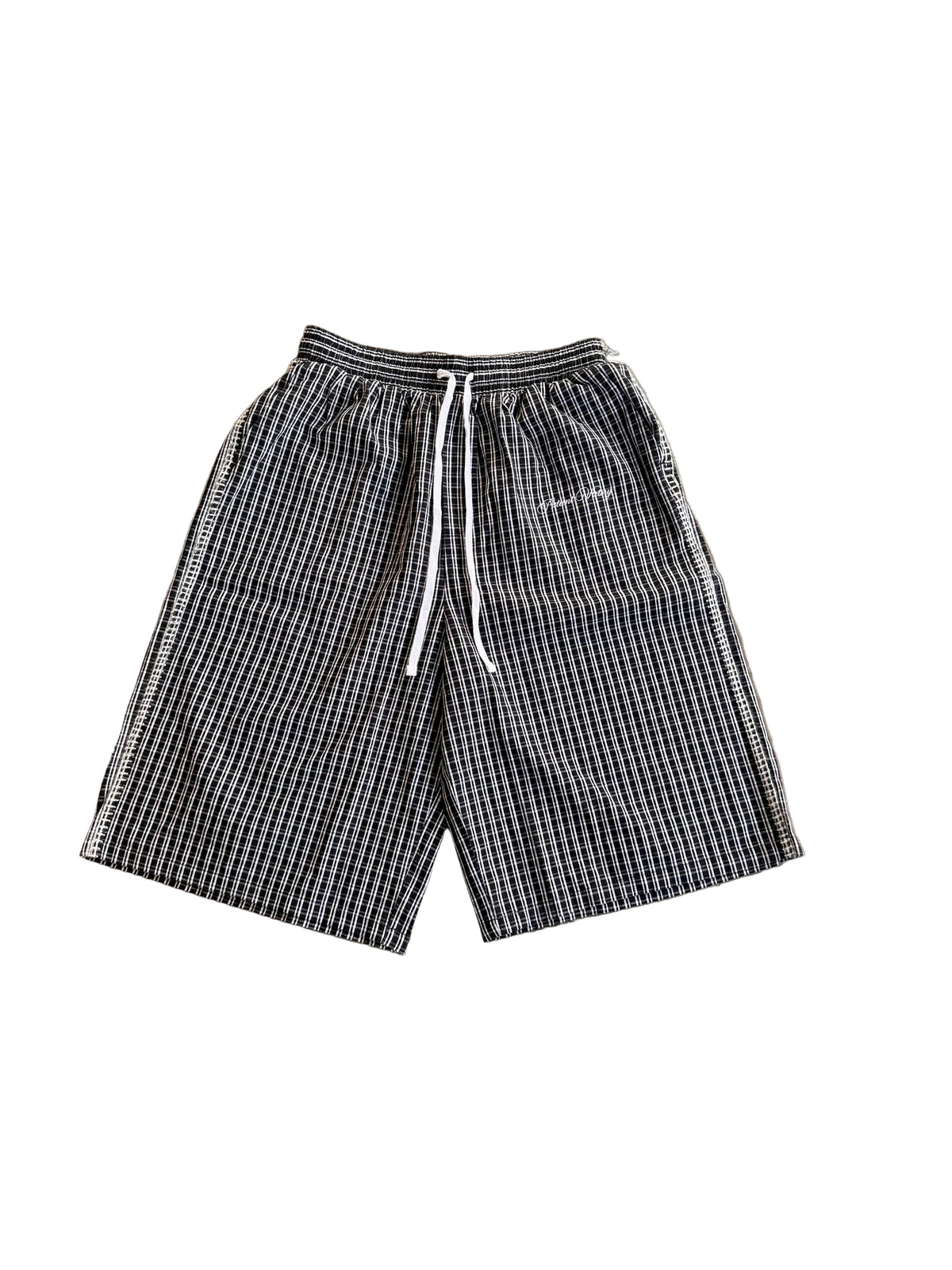 Black PV Plaid Shorts
